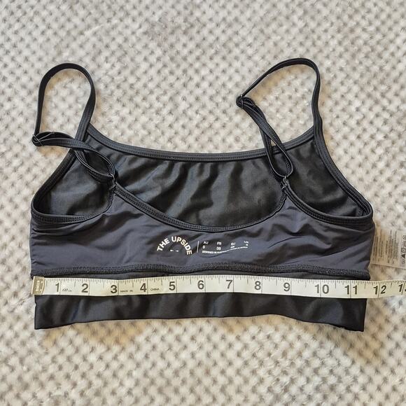 The Upside Natacha Sports Bra Women Size 6 Black Arrow Logo Adjustable Straps - Picture 5 of 7